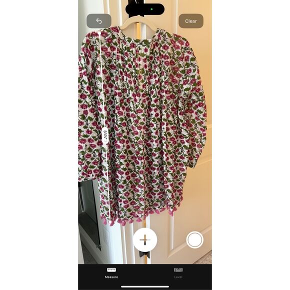 NWOT Roller Rabbit Dakini Floral Ziva Long Sleeve tunic, Lrg $118 E7 - Picture 6 of 9